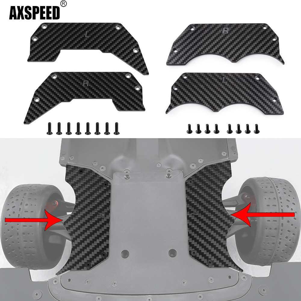 Rc Drift Car Kit - AXSPEED Chassis Armor Protection Skid Plate/Air