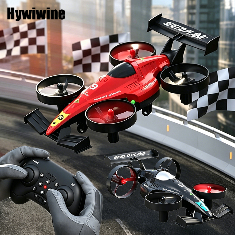 Drone Vs Rc Helicopter - Drone 2 In 1 Flying RC