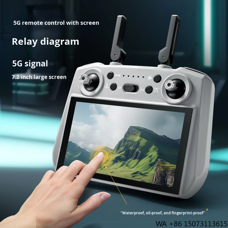Drone With Rc - Beginner 4K HD , 7.2inch Screen