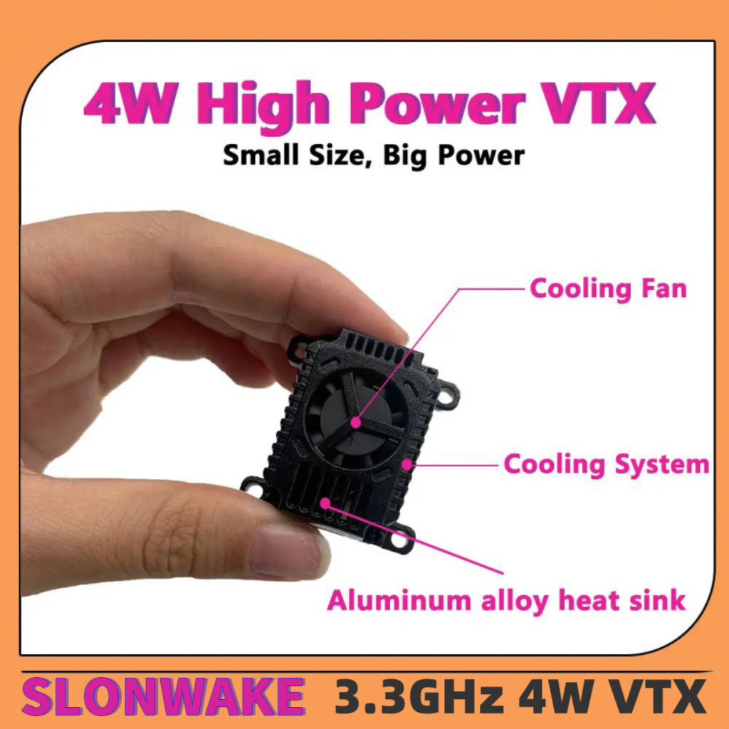 SLONWAKE FPV 3.3G 16CH 4000mW  - Drone Rc Controller reseña y precio
