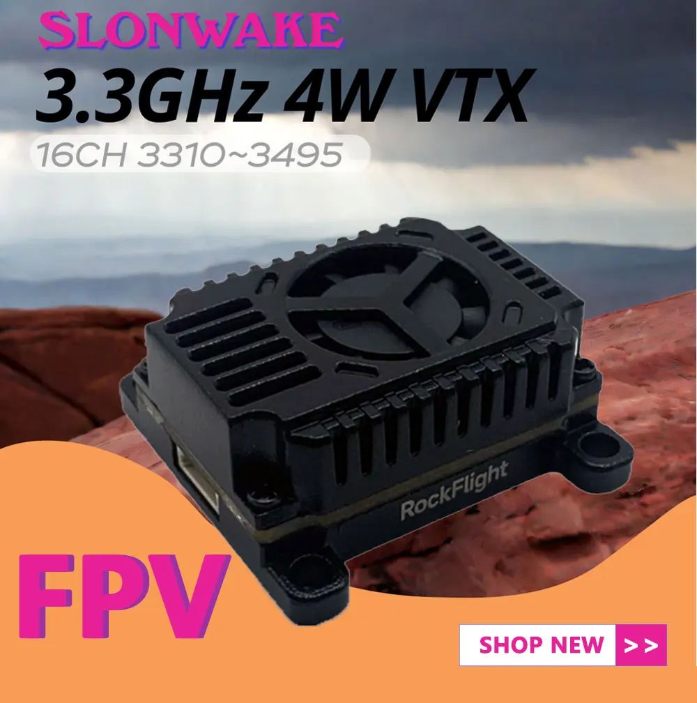 SLONWAKE FPV 3.3G 16CH 4000mW  - Drone Rc Controller reseña y precio