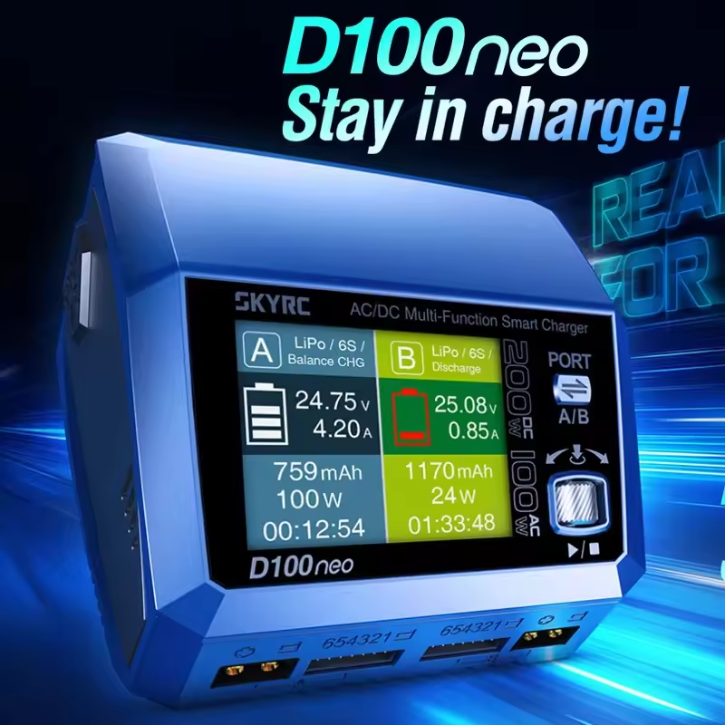 SkyRC D100neo Smart Lipo Charg - Lipo Battery Charger reseña y precio