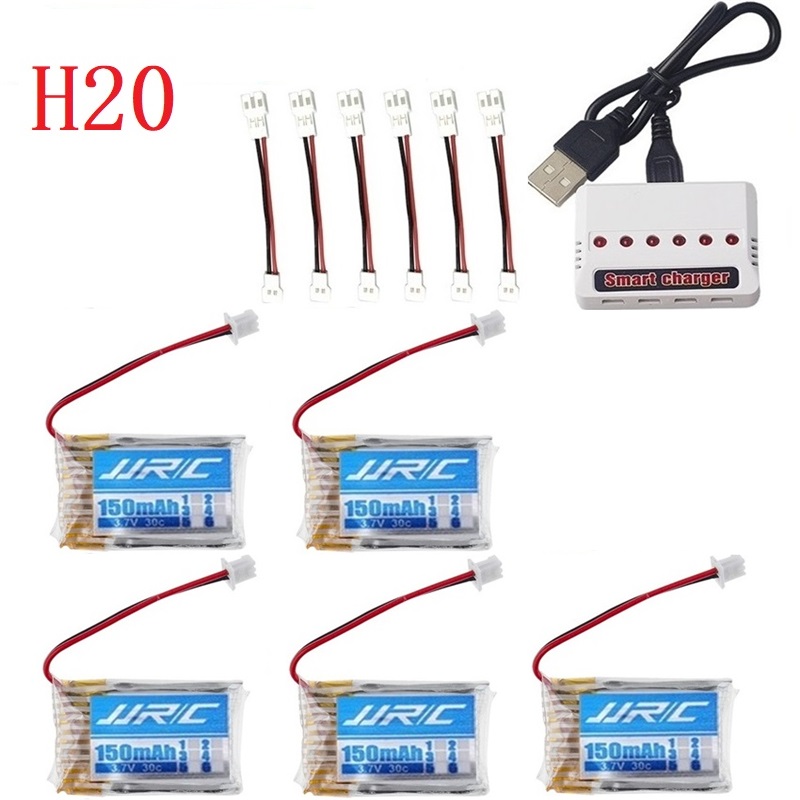 Original JJRC H20 battery 3.7V - Lipo Battery Charger reseña y precio