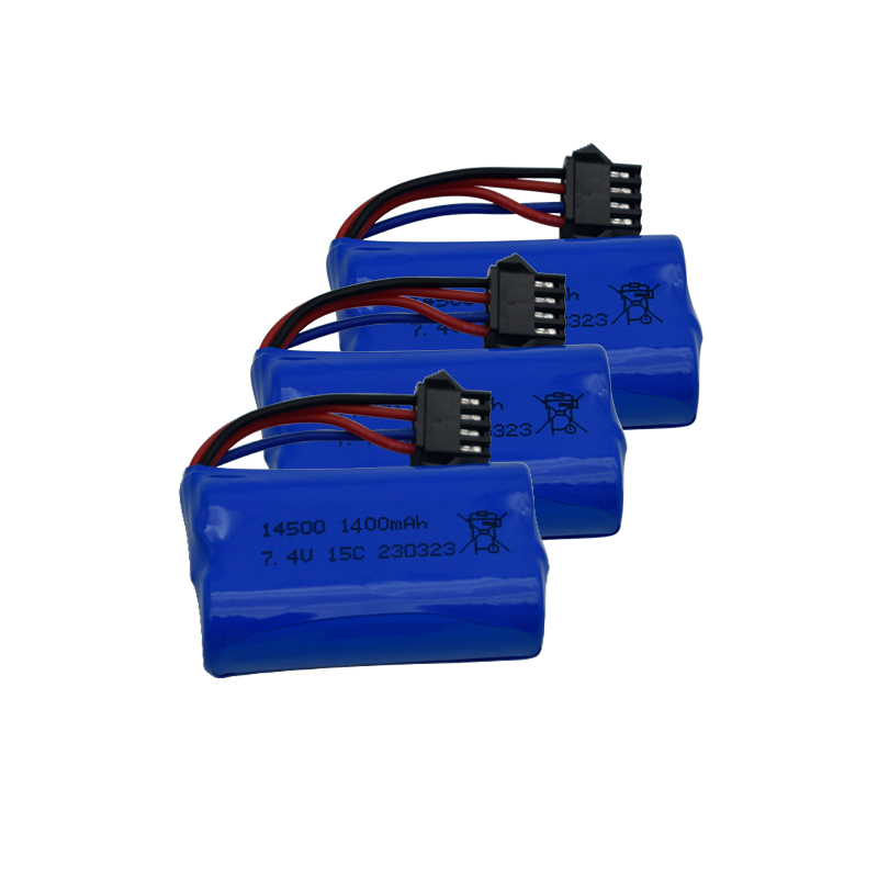 7.4V 1400mAh 14500 lithium-ion - Lipo Battery Charger reseña y precio