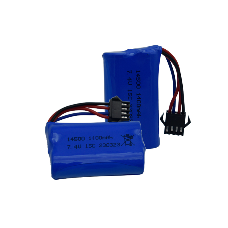 7.4V 1400mAh 14500 lithium-ion - Lipo Battery Charger reseña y precio