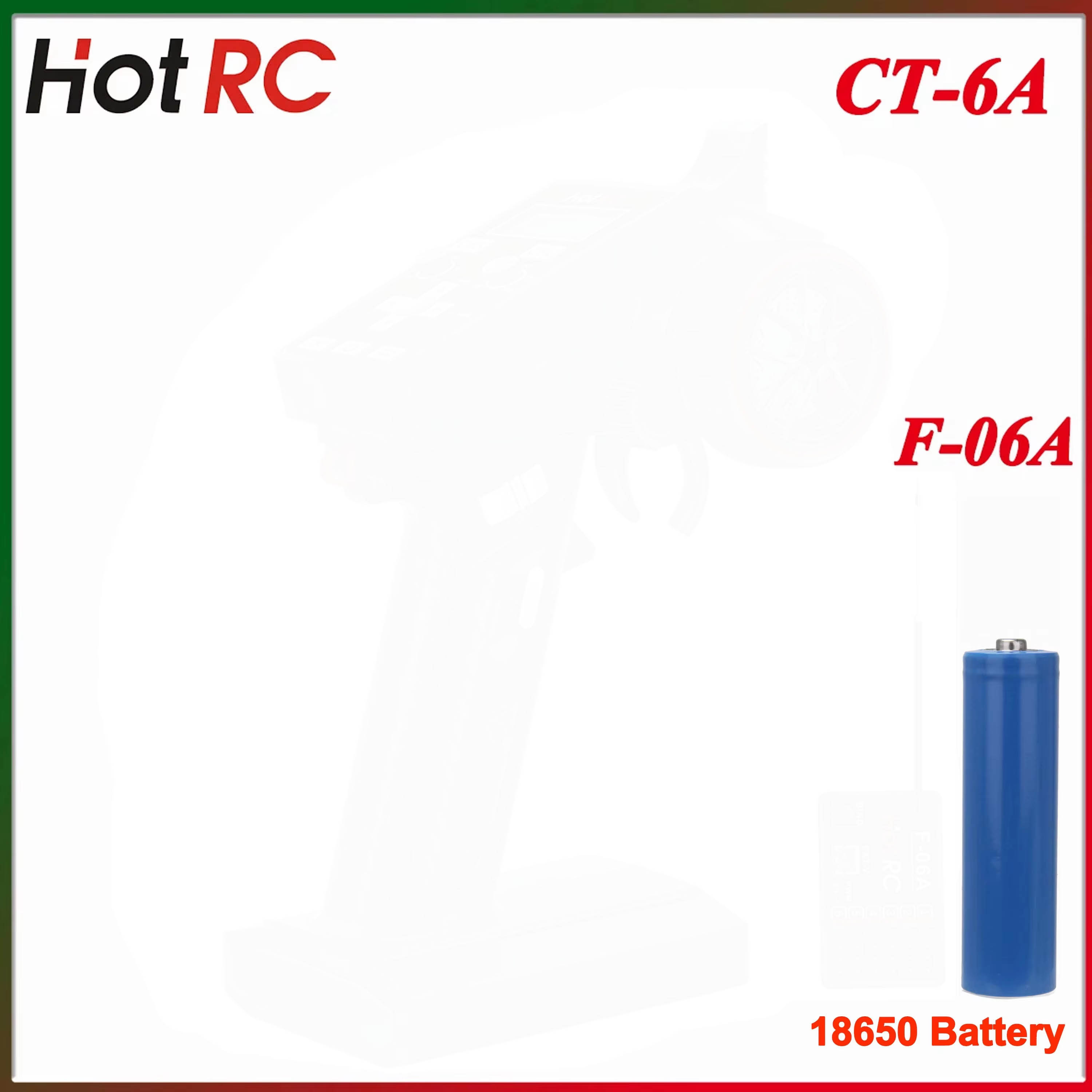 HotRC CT-6A 2.4G 6CH 6 Channel - Drone Rc Receiver And Transmitter reseña y precio