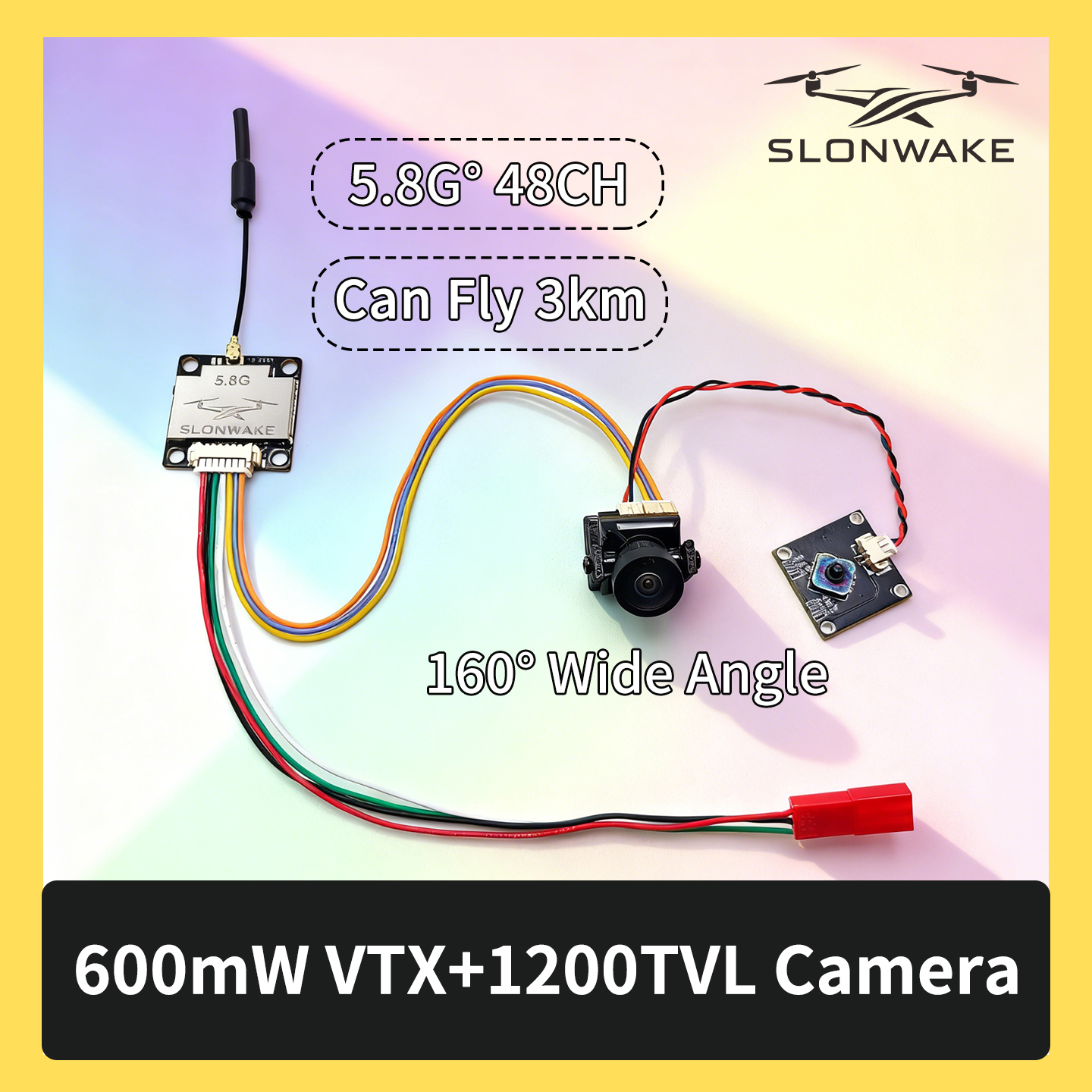 SLONWAKE 5.8G 600mW 7-24V FPV  - Drone Rc Controller reseña y precio