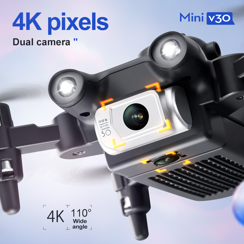 Mini V30 WiFi FPV Drone With 4 - Drone Rc Helicopter With Camera reseña y precio