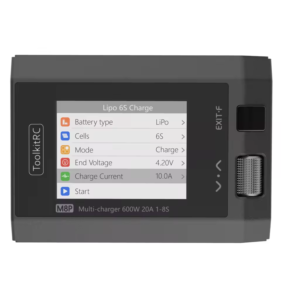ToolkitRC M8P M8S upgraded ver - Lipo Battery Charger reseña y precio
