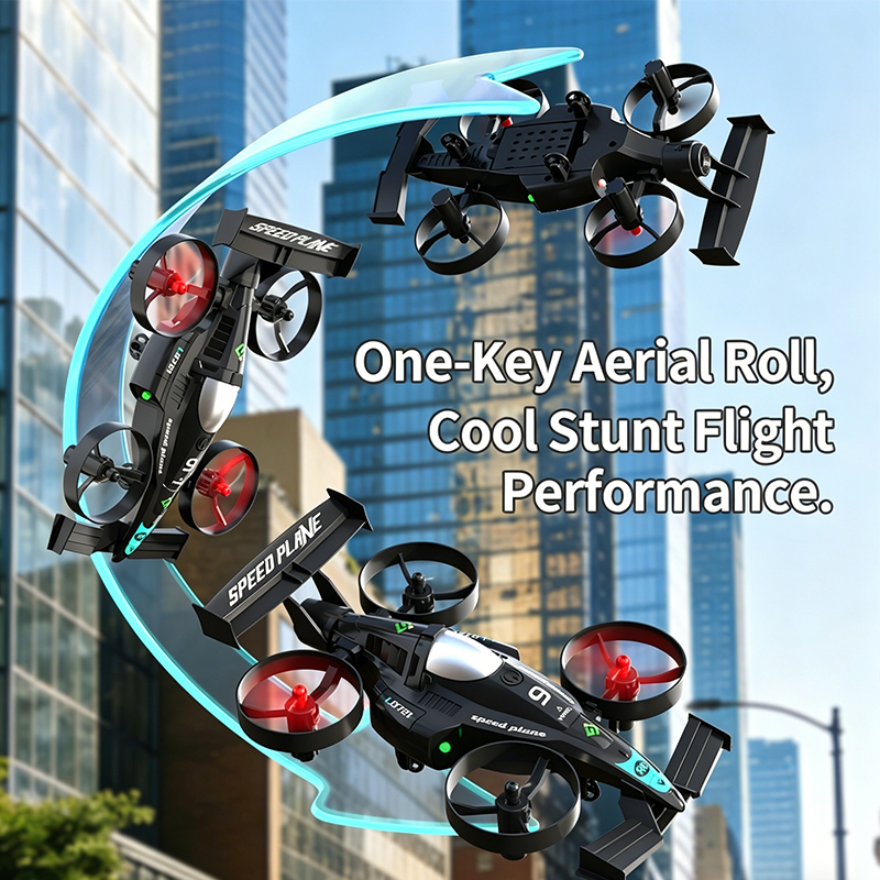 Drone 2 In 1 Flying RC Car Hel - Drone Vs Rc Helicopter reseña y precio