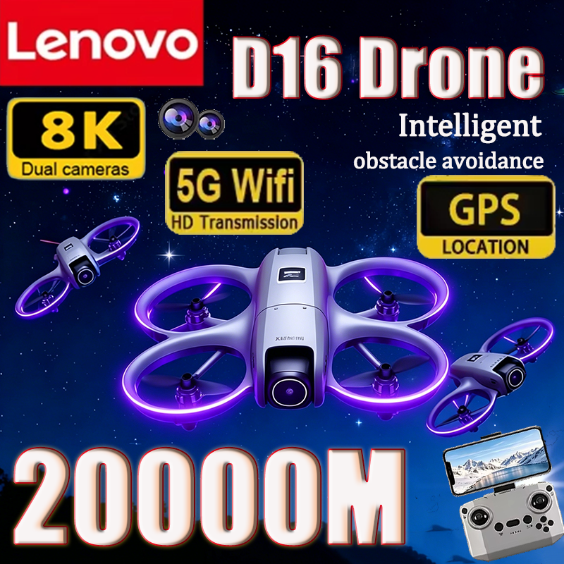 Lenovo 8K D16 GPS Drone Profes - Drone Gps Rc Tt36 reseña y precio