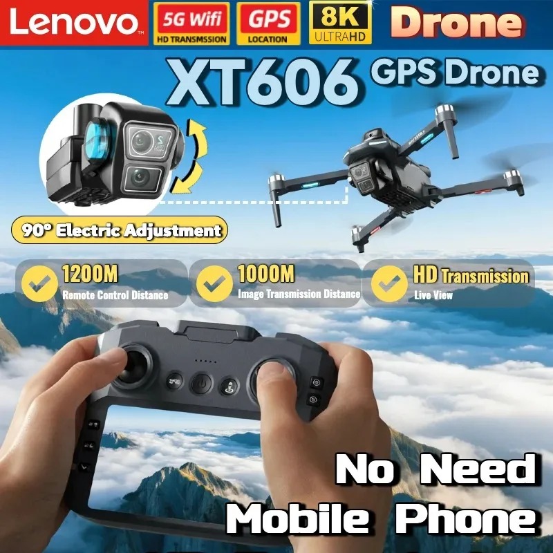 Lenovo XT606 GPS Drone Brushle - Drone Gps Rc Tt36 reseña y precio