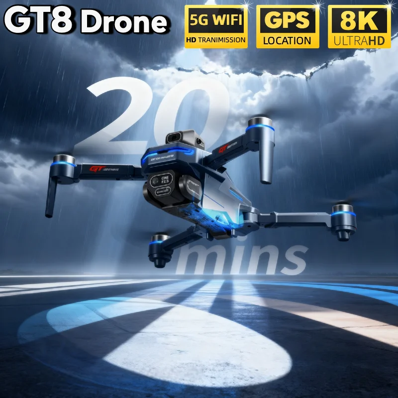 HOT For LSRC GT8 Drone 4K Prof - Drone Rc Folding reseña y precio
