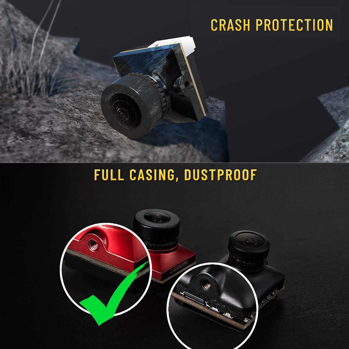 CADDX Micro FPV Camera Ratel 2 - Drone Rc Camera reseña y precio