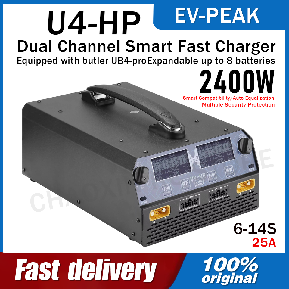 EV-PEAK U4-HP Dual Channel 250 - Lipo Battery Charger reseña y precio