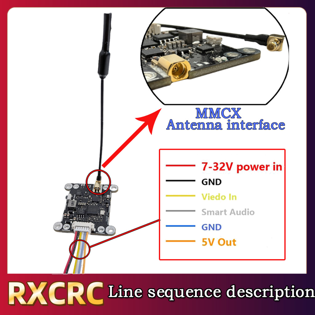 RXCRC 5.8G Module 48CH 1.6W VT - Drone Rc Camera reseña y precio