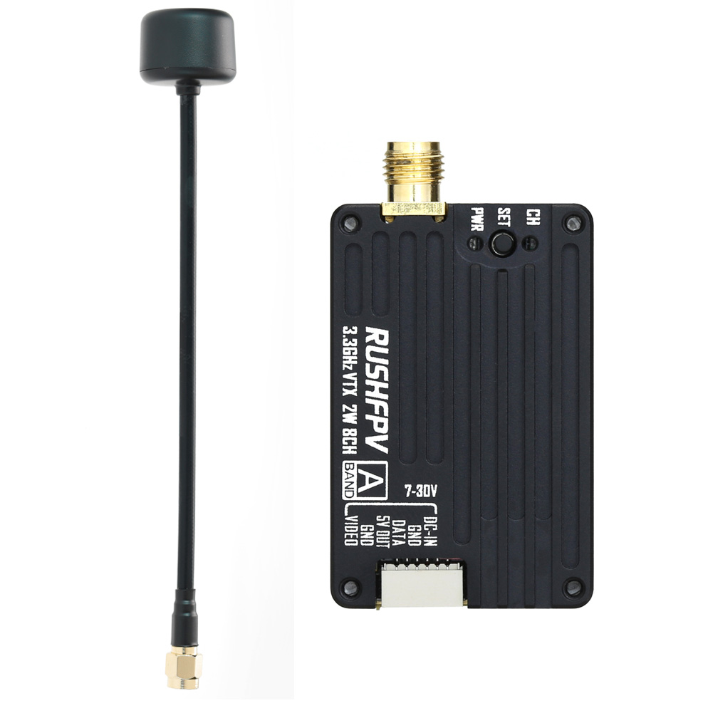 RUSHFPV 3.3G 2W VTX Transmitte - Drone Rc Controller reseña y precio