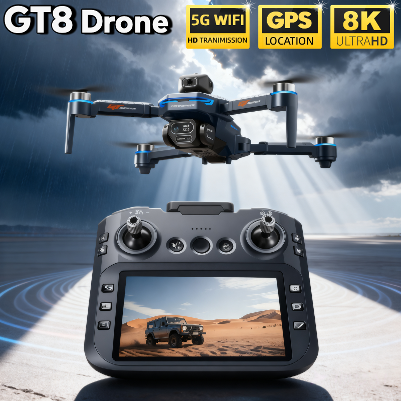 For Genuine GT8 Drone 4K Profe - Drone Gps Rc Tt36 reseña y precio
