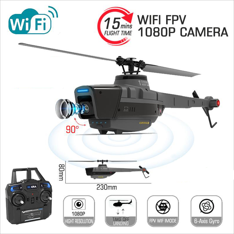 C128 2.4G RC Helicopter 4 Prop - Drone Vs Rc Helicopter reseña y precio