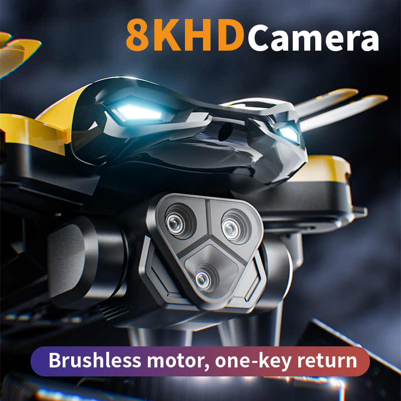 Brushless RC Drone 8K Triple C - Drone Rc Folding reseña y precio