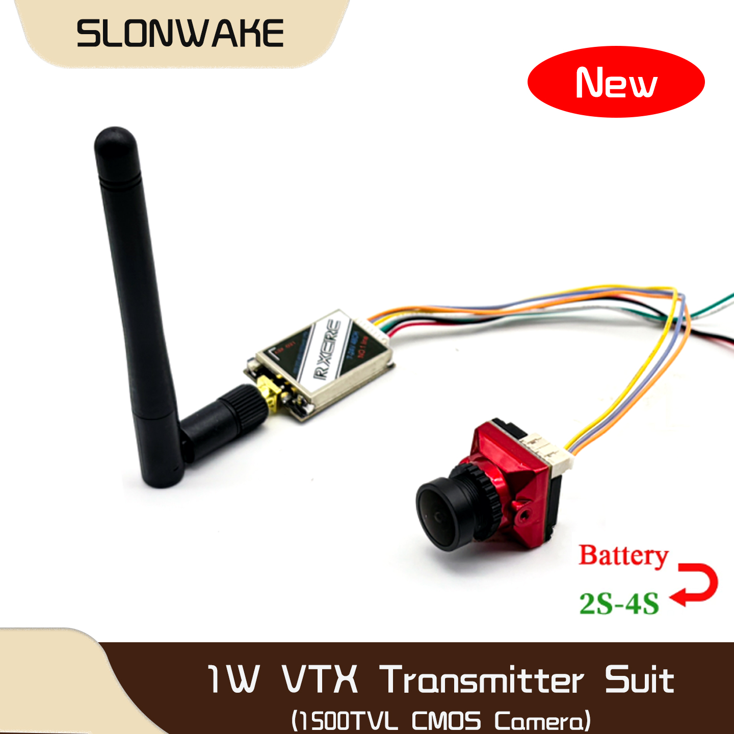 SLONWAKE  5.8G 48CH 1W VTX 100 - Drone Rc Camera reseña y precio