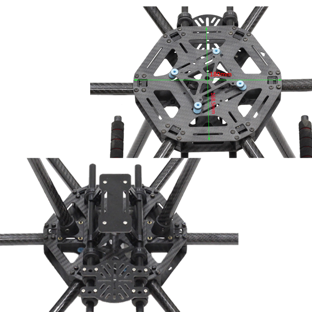 X6-X600  600mm FPV Hexacopter  - Heavy Lift Drone Frame reseña y precio
