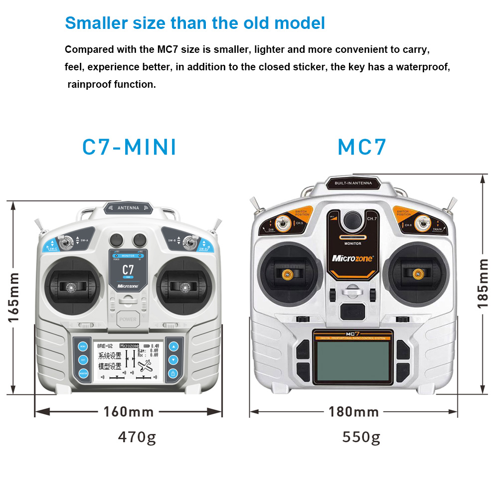 MicroZone MC7 Controller C7 MI - Drone Rc Receiver And Transmitter reseña y precio