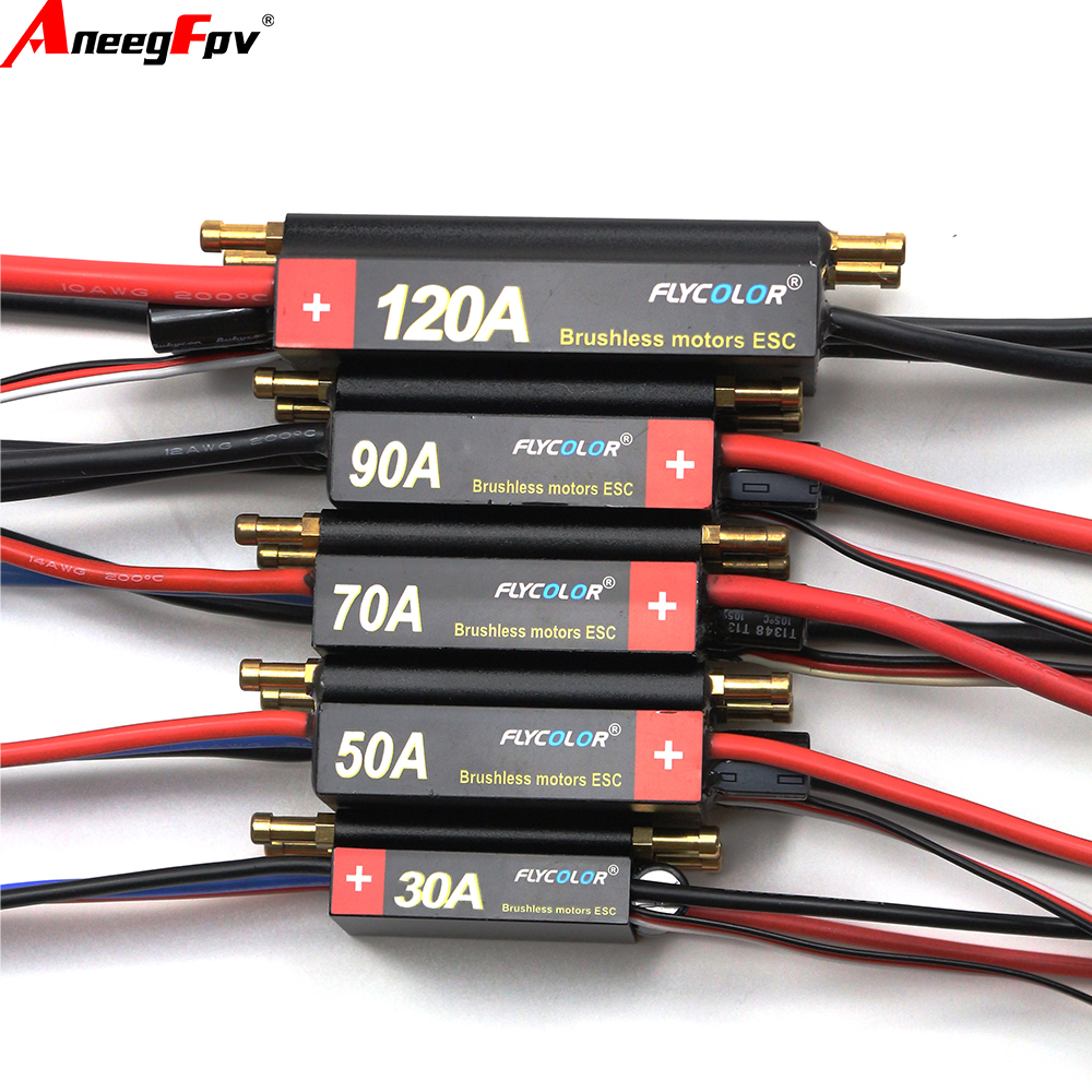FlyColor 30A 50A 70A 90A 120A  - Rc Boat Brushless Motor reseña y precio