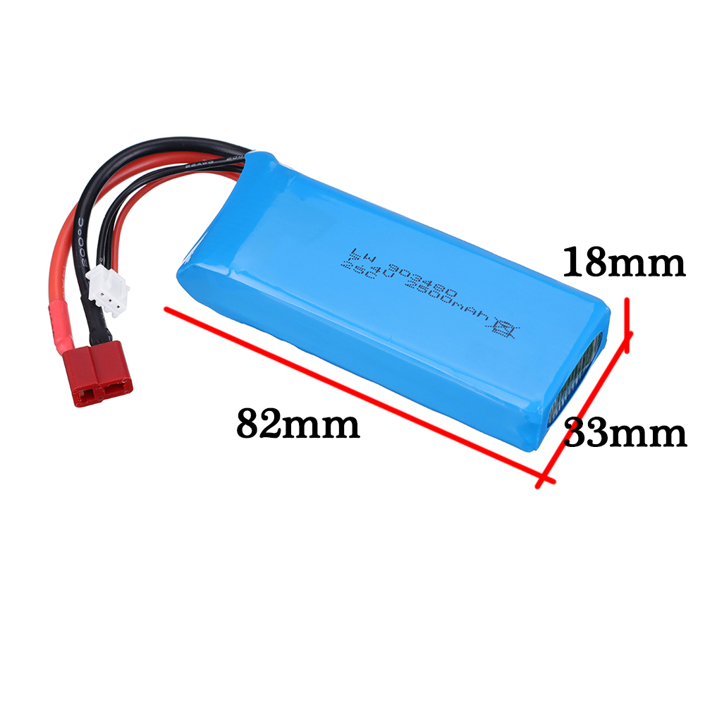 2s 7.4V 2500mAh Lipo Battery C - Lipo Battery Charger reseña y precio