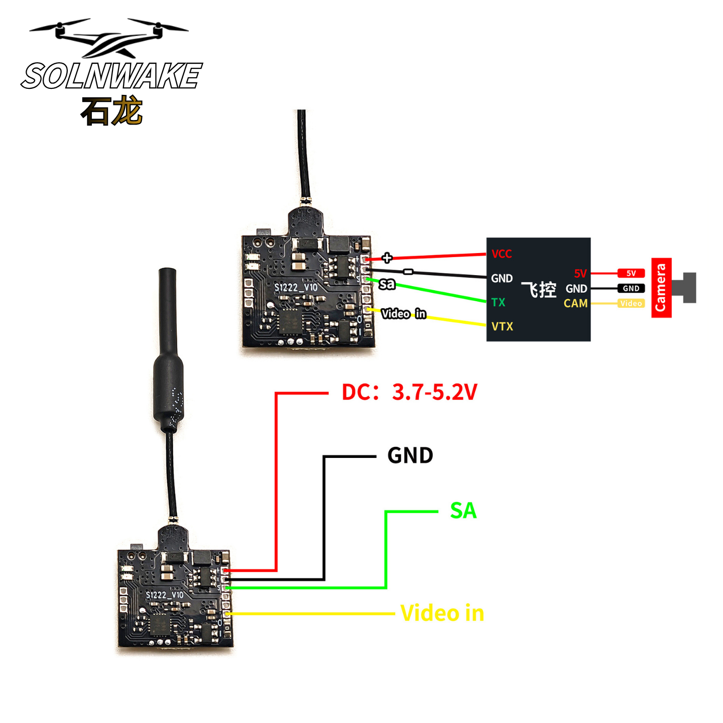 SLONWAKE Nano 5.8G 48CH 200mW  - Drone Rc Controller reseña y precio