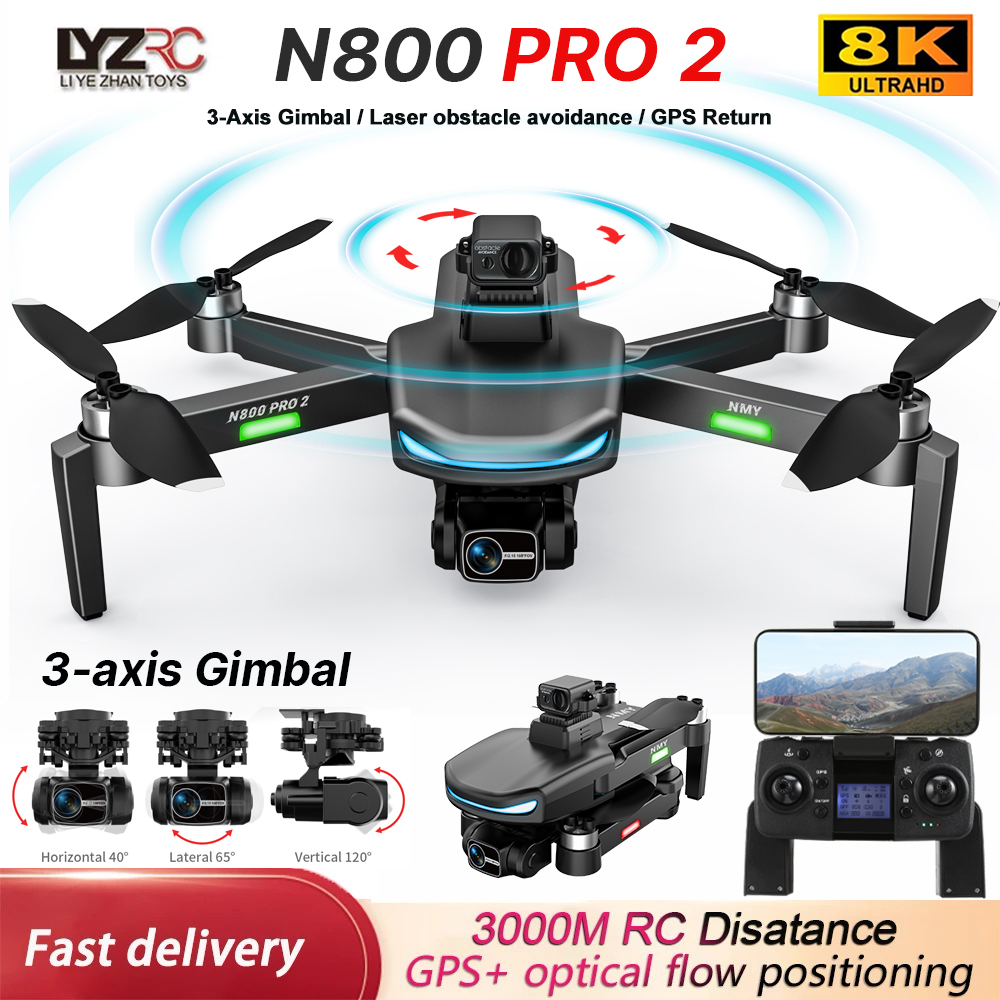 N800 PRO 2 GPS Drone Professio - Drone Gps Rc Tt36 reseña y precio