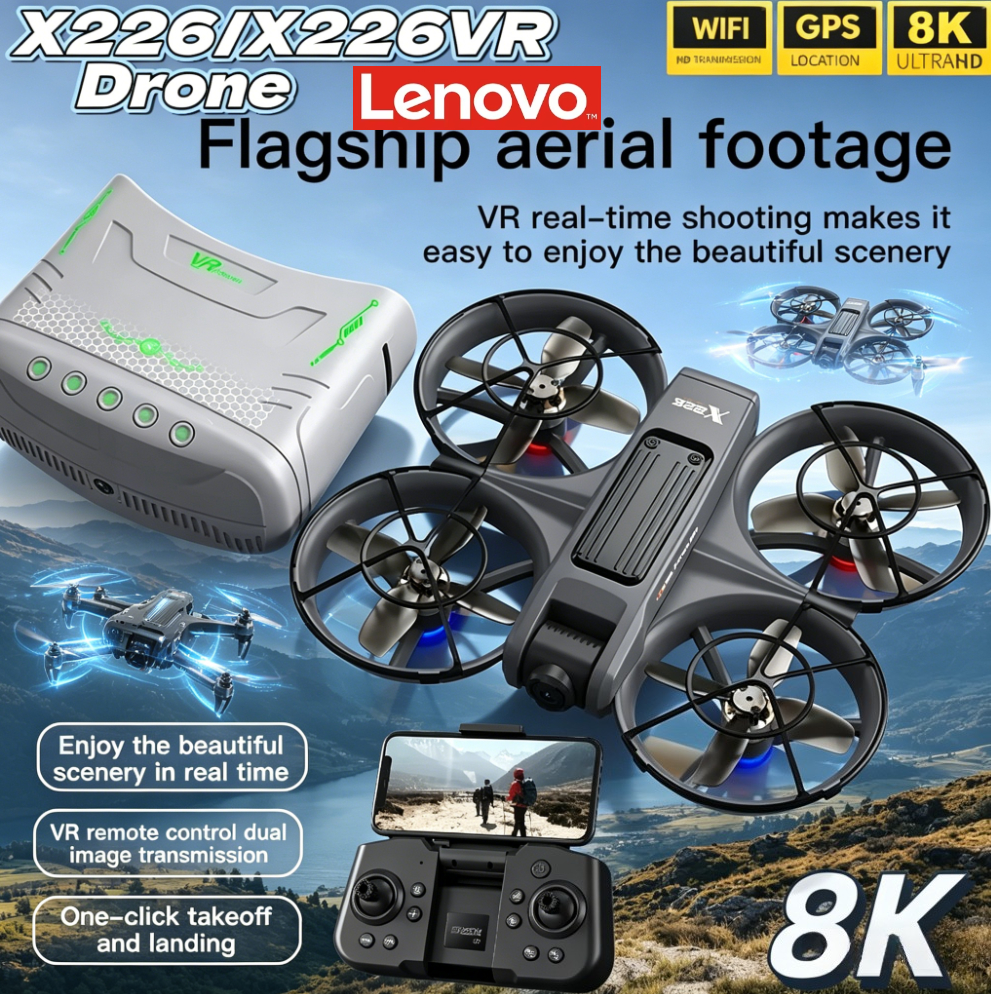 Lenovo X226/X226VR Drone 8K Pr - Drone Rc X226 reseña y precio