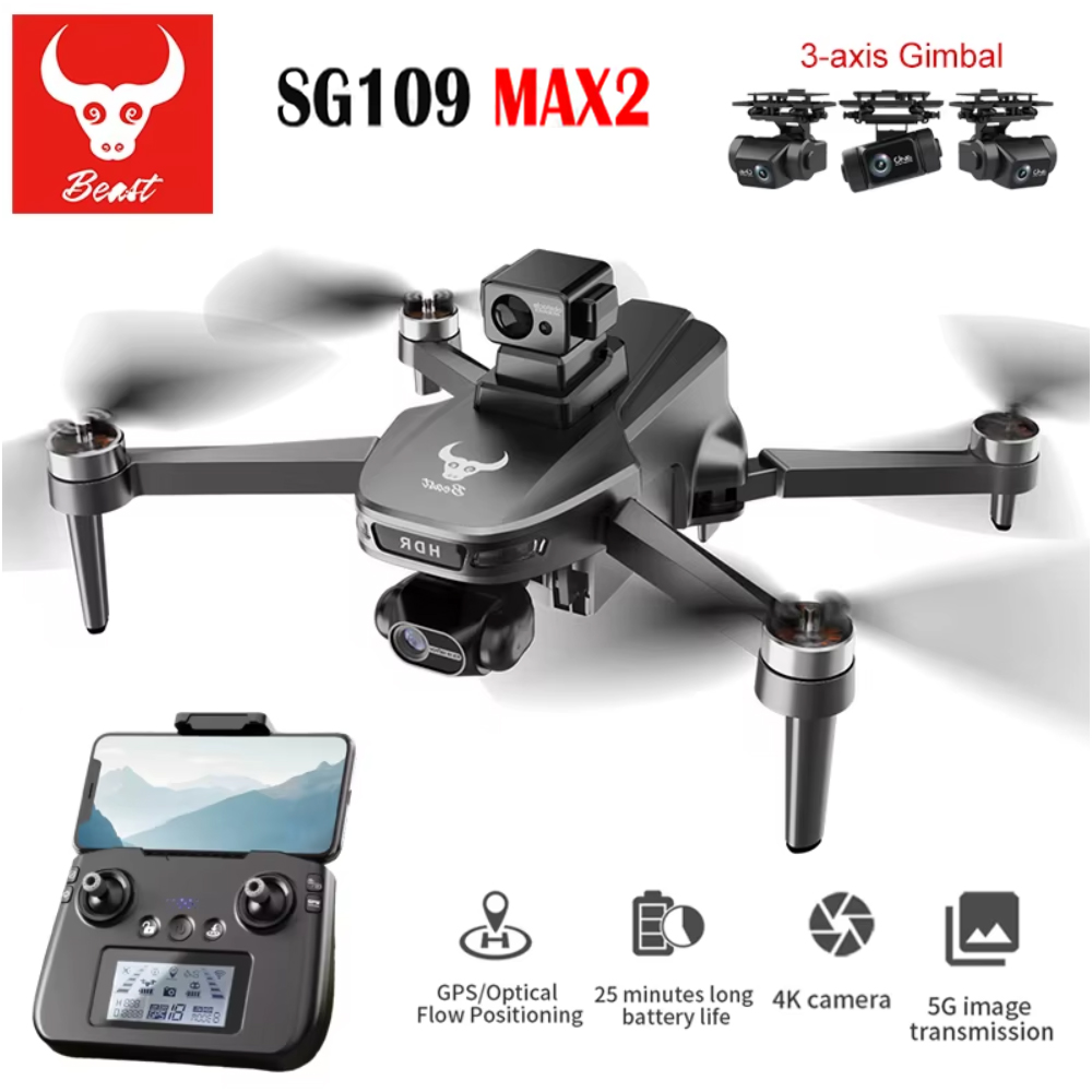 SG109 MAX2 Professional FPV 8K - Drone Rc Helicopter With Camera reseña y precio