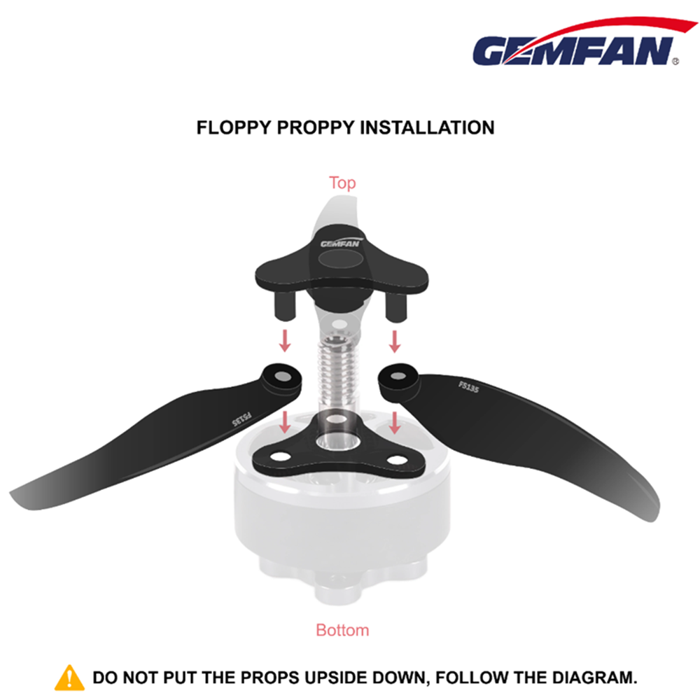 Folding Propeller 5135 Gemfan  - Drone Rc Folding reseña y precio