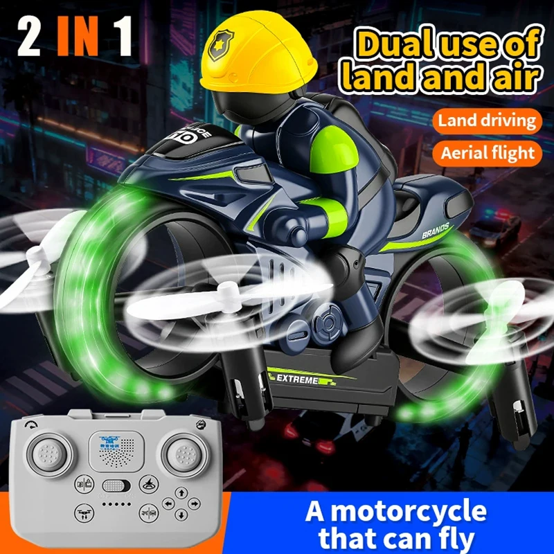 2IN1 Rc car and Rc drone Land  - Drone Vs Rc Helicopter reseña y precio