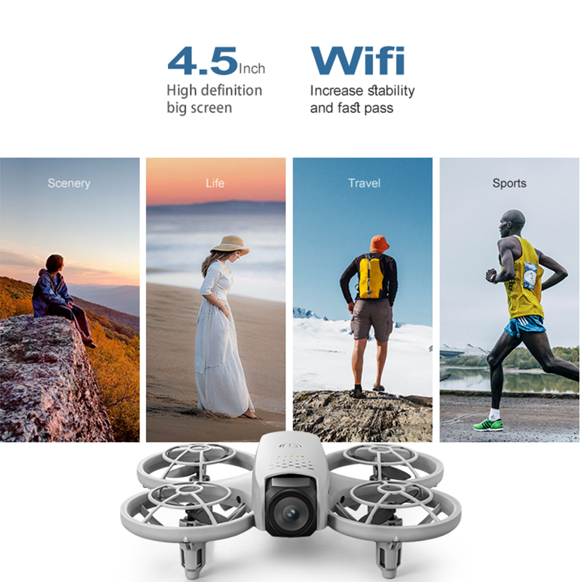 10CM Portable Pocket 4.5in Scr - Drone Rc Helicopter With Camera reseña y precio