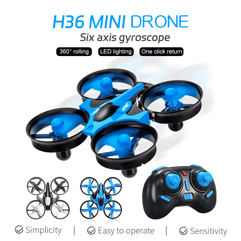 jjrc H36 Mini Drone 3D Flip He - Drone Vs Rc Helicopter reseña y precio
