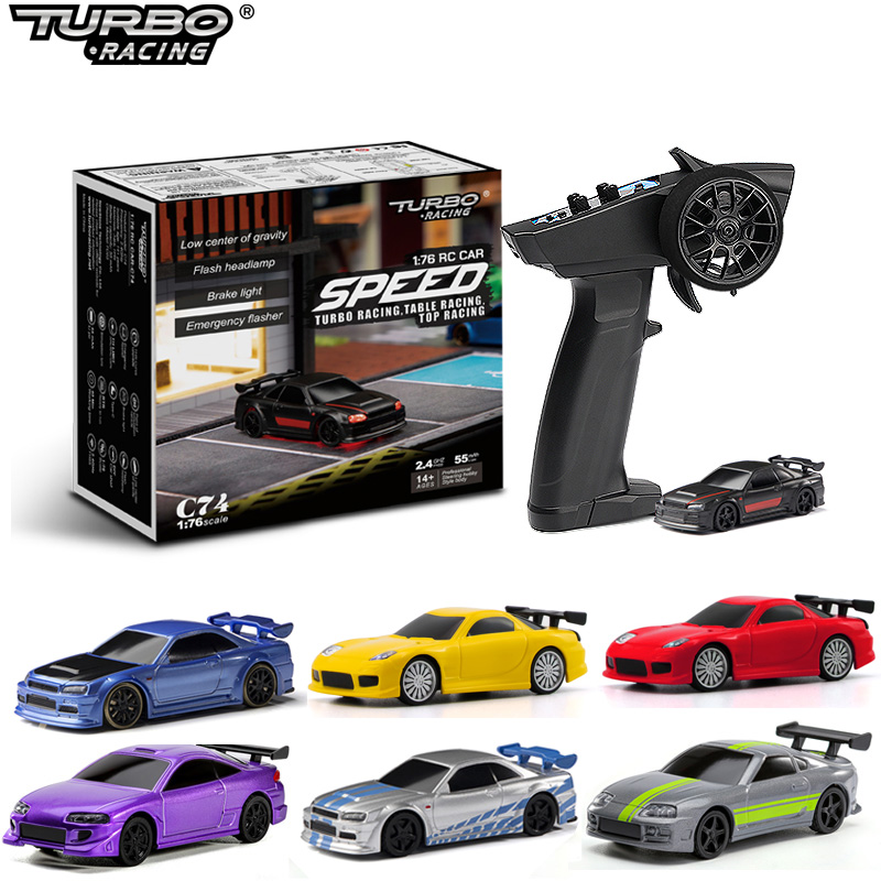 Turbo Racing 1:76 C64 C73 C72  - Rc Drift Car Kit reseña y precio