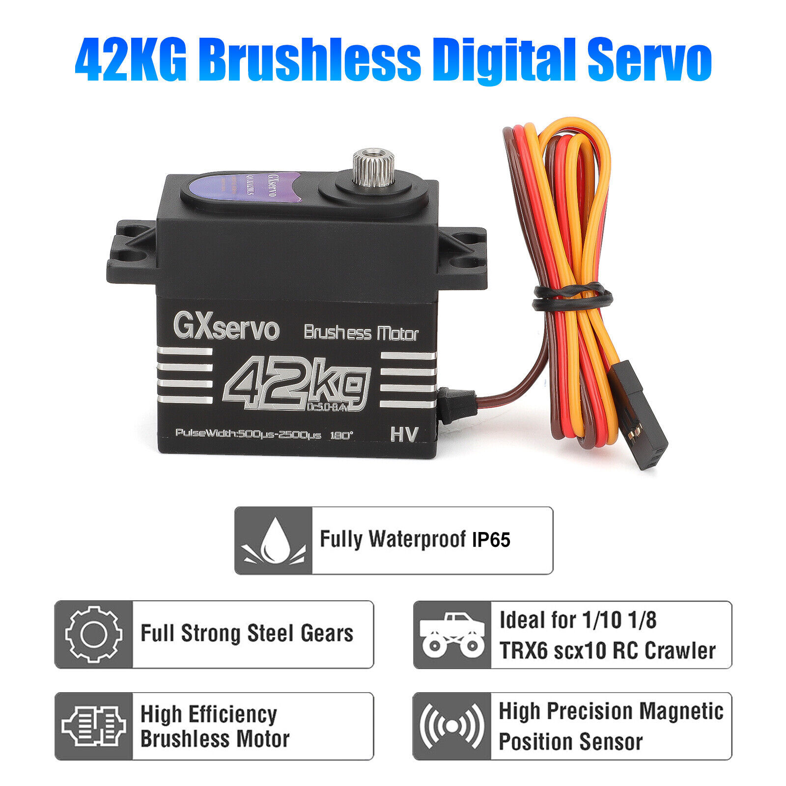Brushless Motor 180° Metal Gea - Rc Boat Brushless Motor reseña y precio