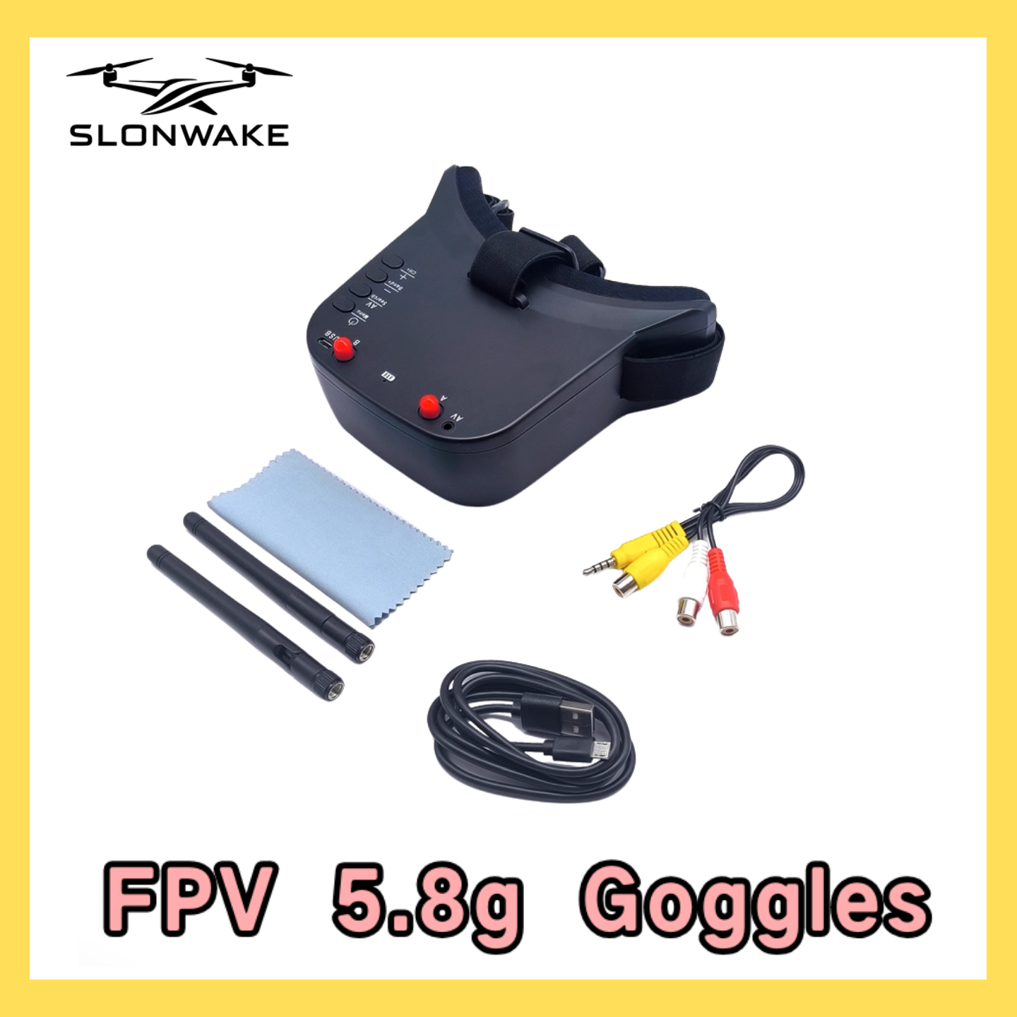 SLONWAKE 5.8G 48CH FPV 400mw V - Drone Rc Controller reseña y precio