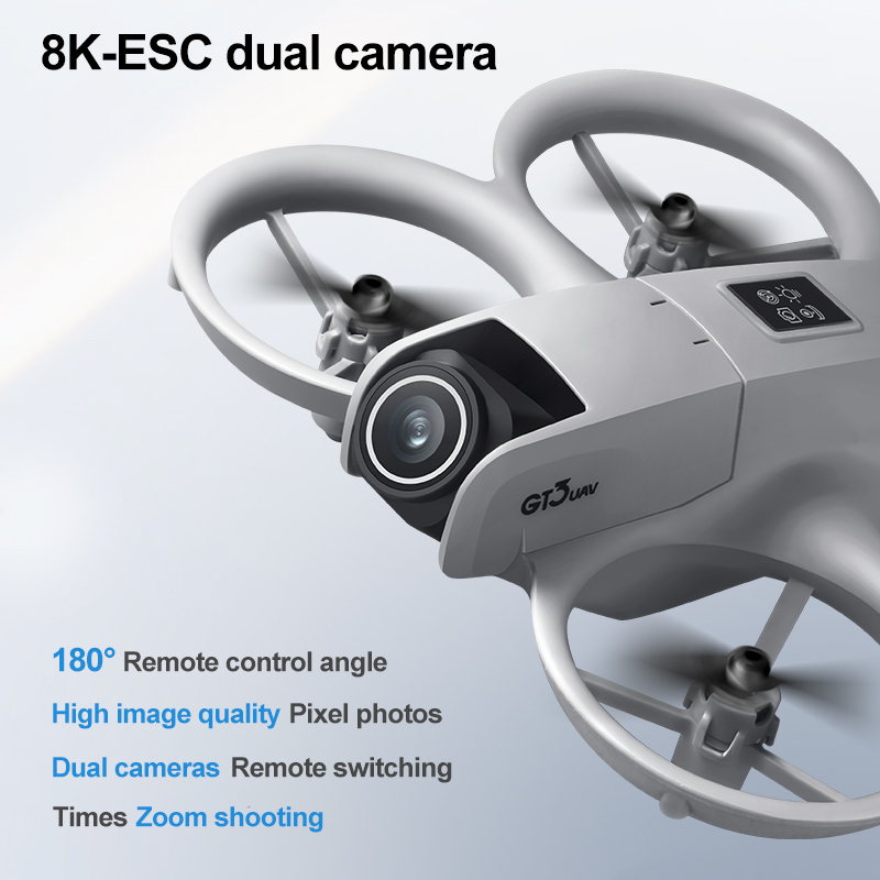 New GT3 Mini RC Drone 8K 5G Ae - Drone Rc Helicopter With Camera reseña y precio