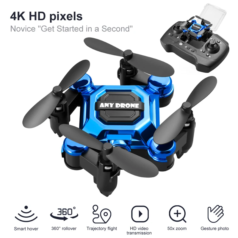 4K Camera HD RC Drone Fold Rem - Drone Rc Folding reseña y precio
