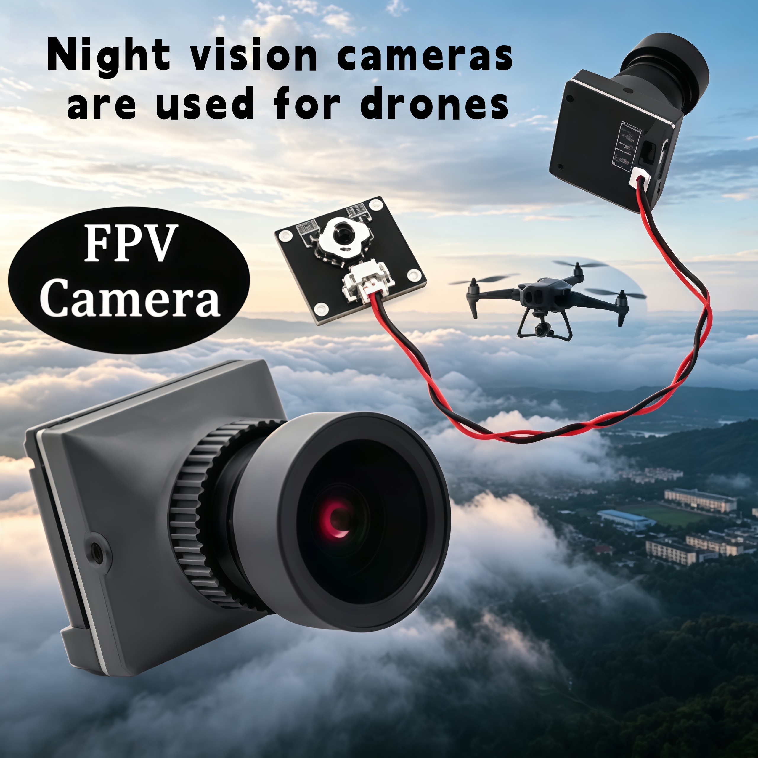 1500TVL HD CADDX Snail FPV Cam - Drone Rc Camera reseña y precio